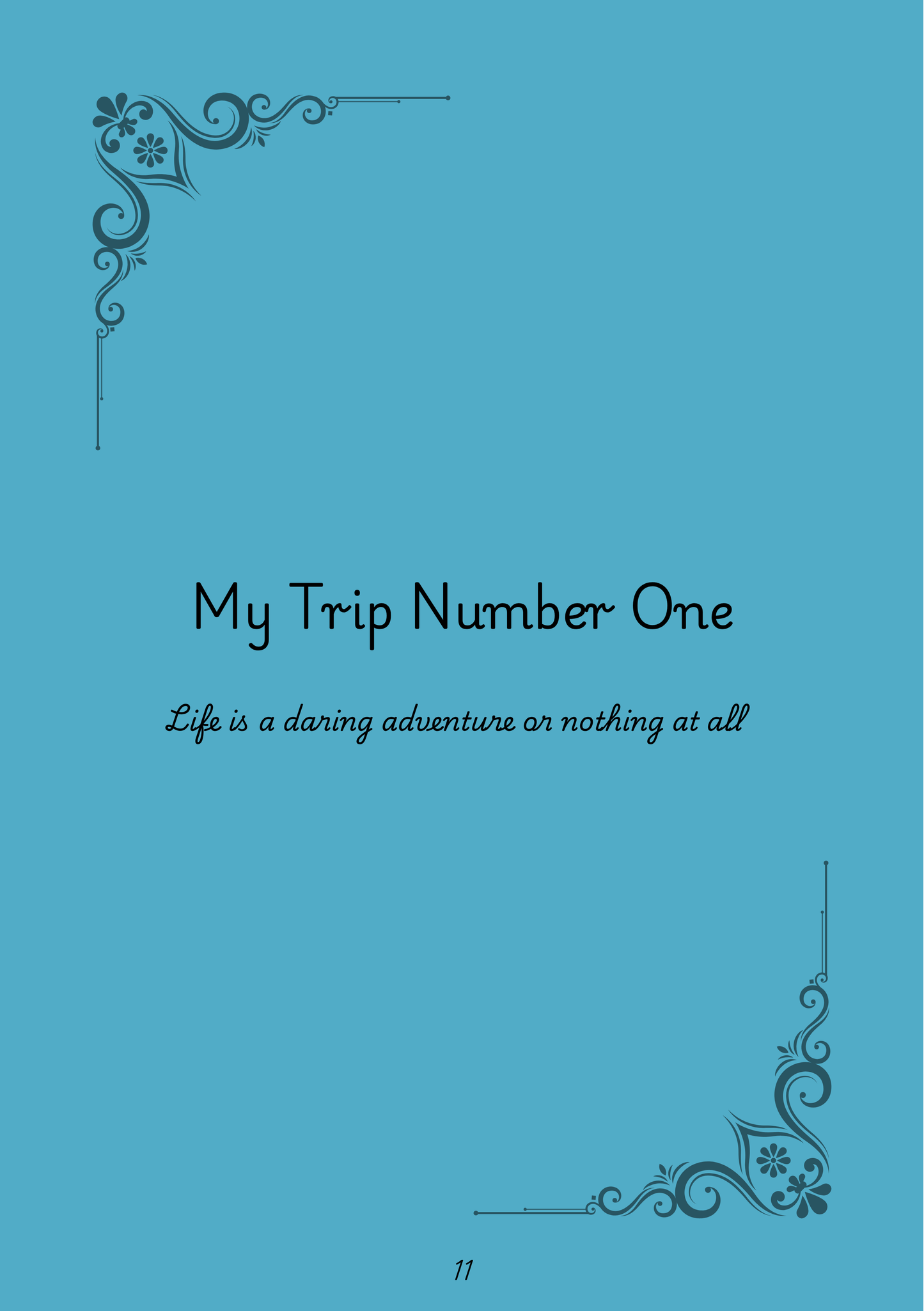 "My World" Travel Journal - A5 Hardback Full Colour