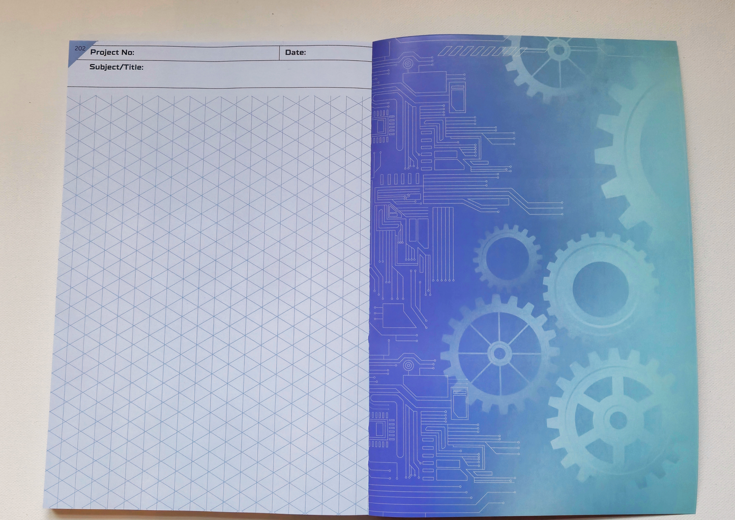 A4 Technical Notebook - Paperback Full Colour