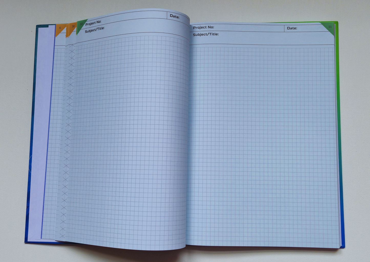 A4 Technical Notebook - Hardback Full Colour