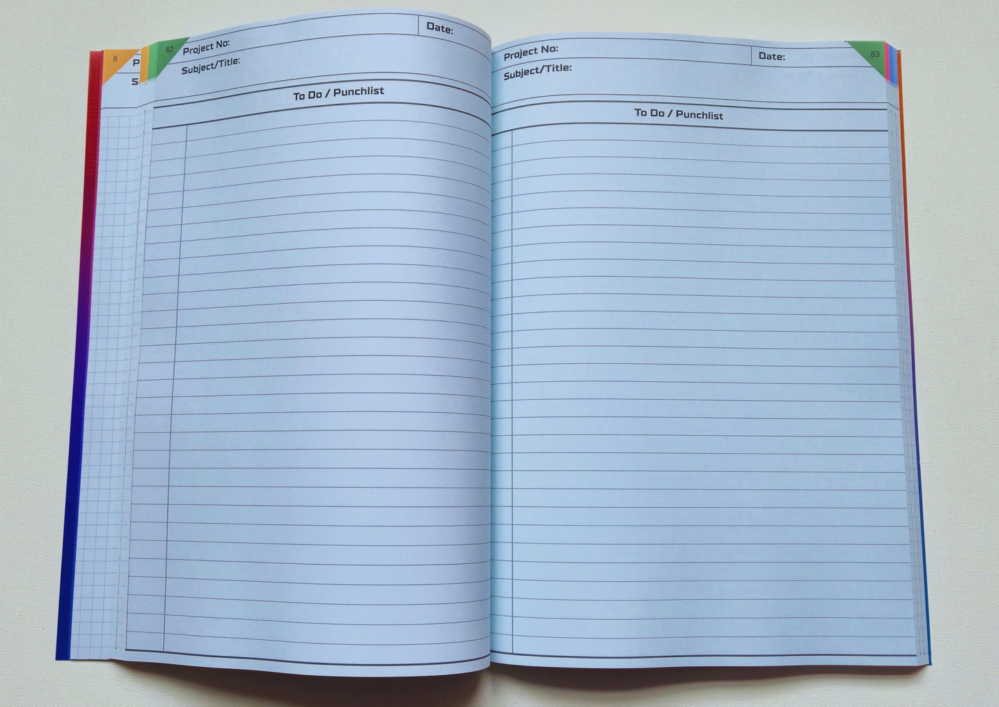 A4 Engineering Project Notebook - Paperback Full Colour