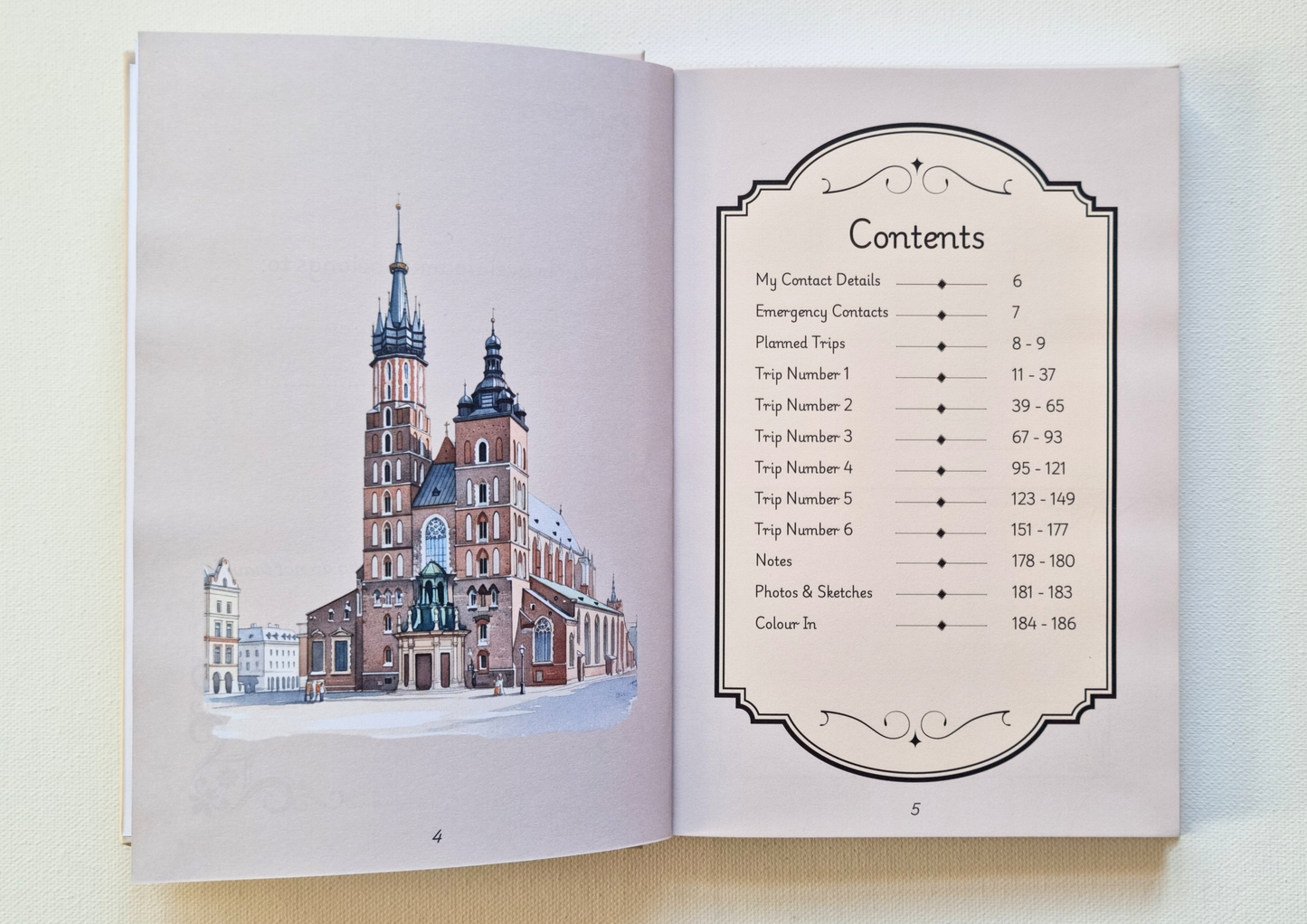 "A Touch of Poland" Travel Journal - A5 Hardback Full Colour