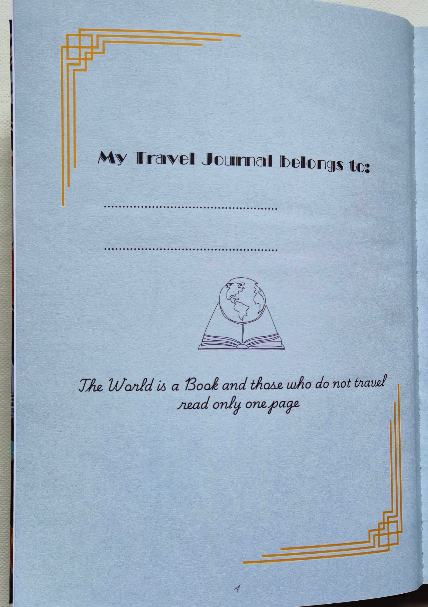 "Art Deco" Travel Journal - A5 Hardback Full Colour