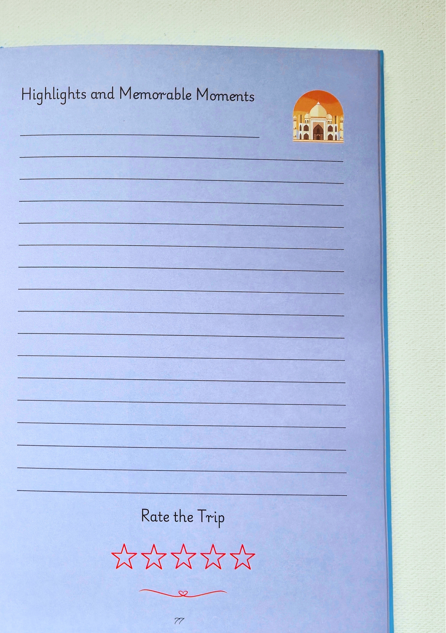 "My World" Travel Journal - A5 Hardback Full Colour