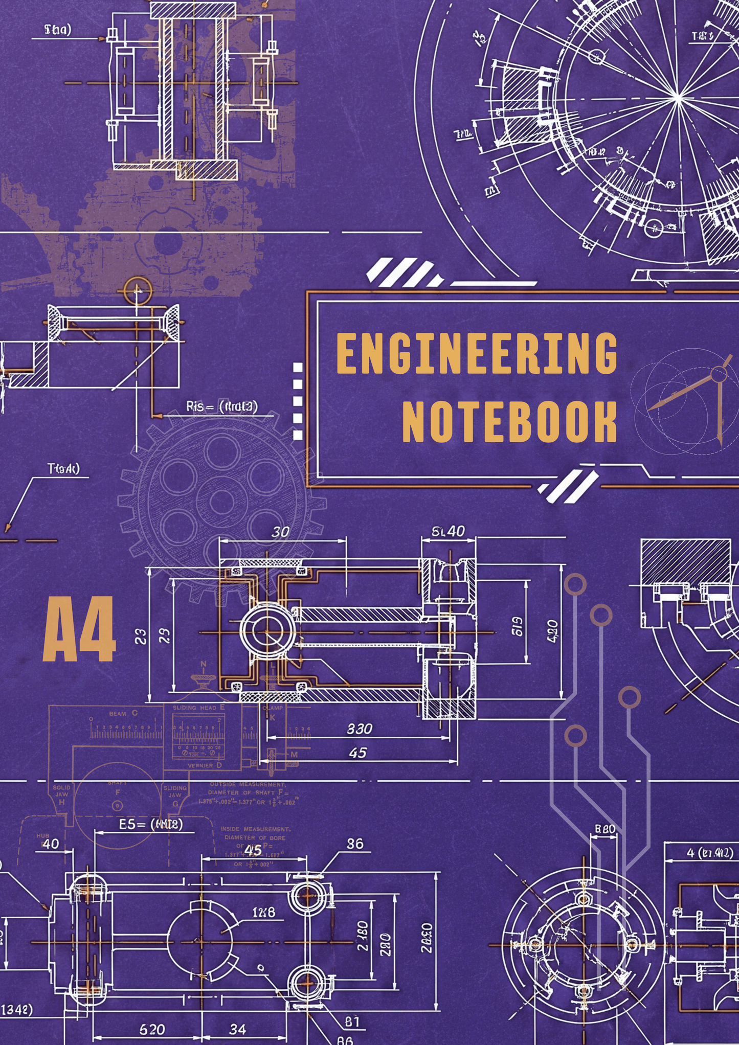 A4 Engineering Notebook - Paperback Full Colour