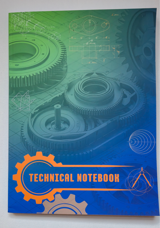 A4 Technical Notebook - Paperback Full Colour