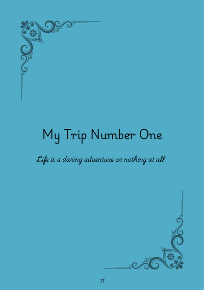 "My World" Travel Journal - A5 Hardback Full Colour