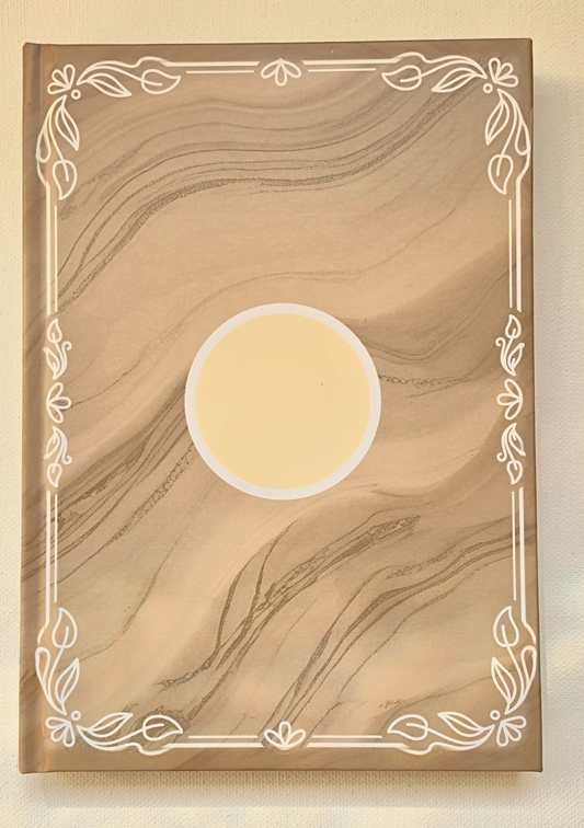 "Marble Brown" Travel Journal - A5 Hardback Full Colour