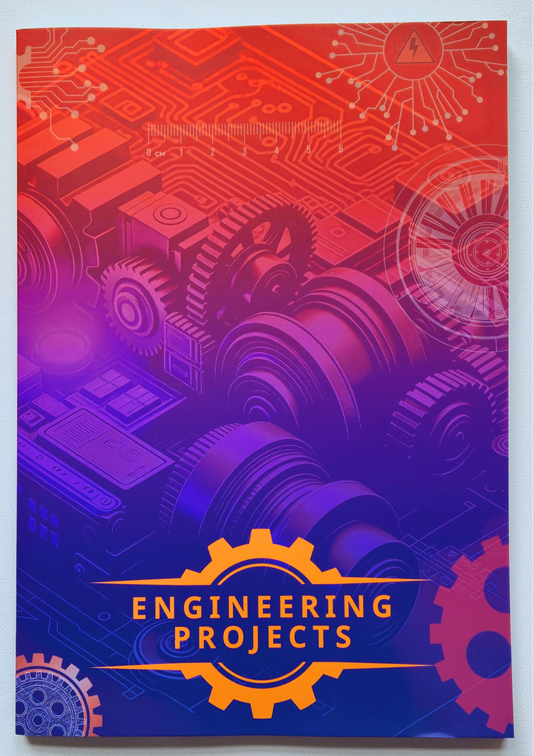 A4 Engineering Project Notebook - Paperback Full Colour