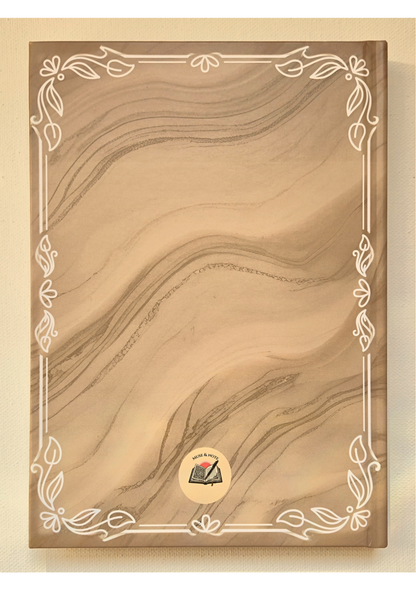 "Marble Brown" Travel Journal - A5 Hardback Full Colour