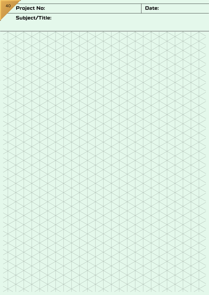 A4 Technical Notebook - Paperback Full Colour