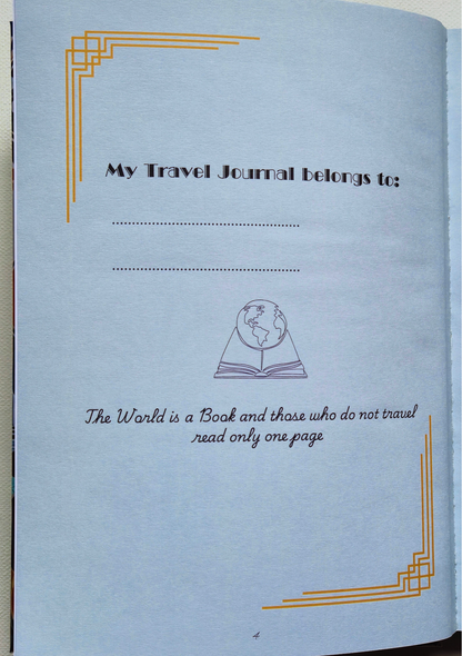 "Art Deco" Travel Journal - A5 Hardback Full Colour