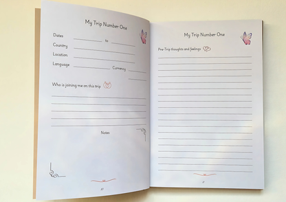 "Marble Brown" Travel Journal - A5 Hardback Full Colour