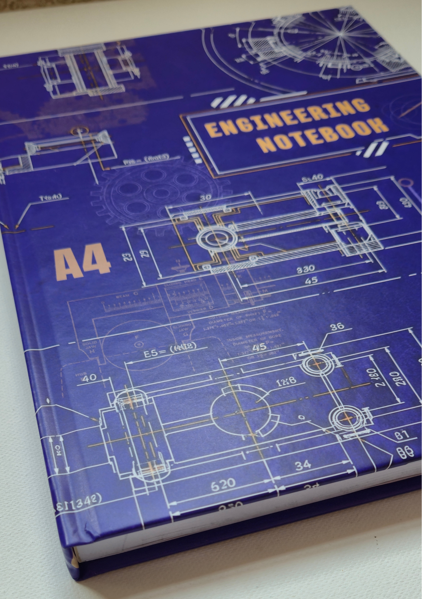 A4 Engineering Notebook -  Hardback Full Colour