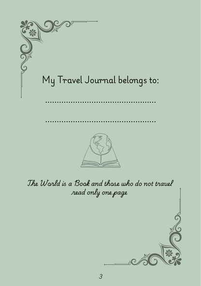 "Nature" Travel Journal - A5 Hardback Full Colour
