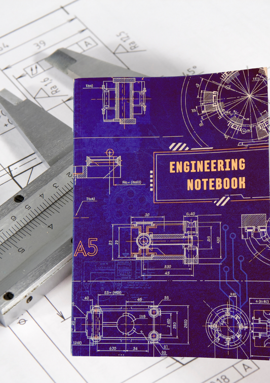 A5 Engineering Notebook -  Paperback Full Colour